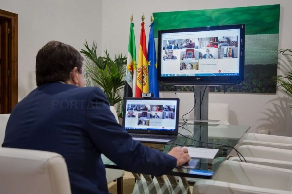 El presidente participa en un encuentro telemático sobre el mecanismo y procedimiento de los Fondos de Recuperación europeos