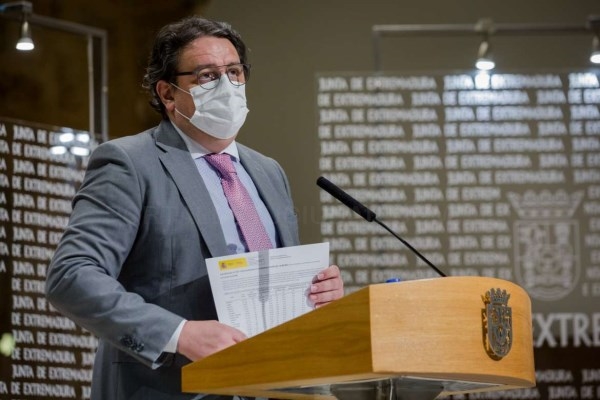 Extremadura presenta los registros más elevados del país en porcentaje de vacunación contra la Covid-19