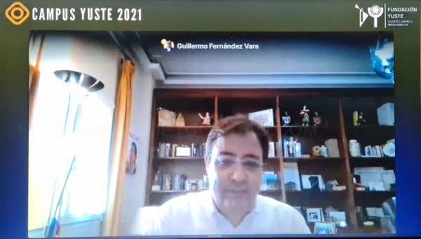 Fernández Vara pone en valor el trabajo conjunto realizado por la Unión Europea para salir de la crisis provocada por la covid-19