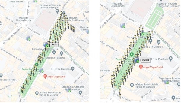El Ayuntamiento destina 95.578 euros a la mejora del alumbrado del Paseo de Cánovas y el parque de Gloria Fuertes