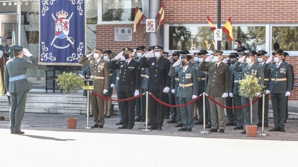 La Guardia Civil de Cáceres homenajea a las víctimas del covid en el día de su patrona