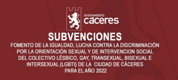 El Boletín Oficial de la Provincia publica la convocatoria de subvenciones para el Fomento de la Igualdad de las personas LGBTI