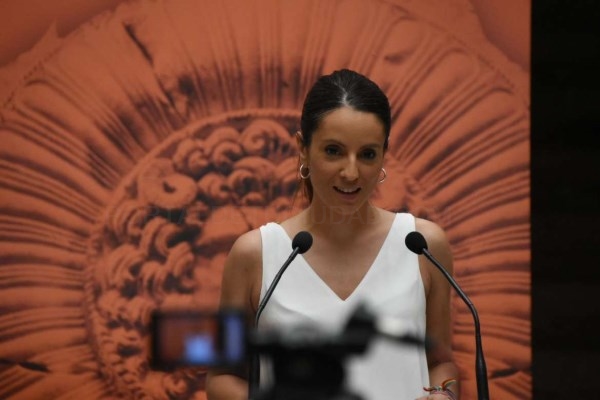Flores Redondo destaca la apuesta del Festival de Mérida por visibilizar a las mujeres y darles el protagonismo que les fue hurtado durante tanto tiem