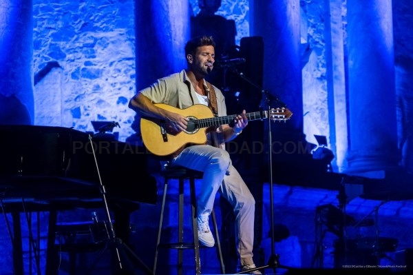 Pablo Alborán declara su amor al Teatro Romano de Mérida