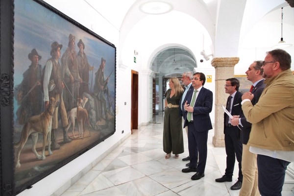 El MUBA aporta seis cuadros de Covarsí a la exposición ‘Ars Venatoria. La caza en el arte’ de la Asamblea de Extremadura