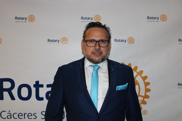 Germán Valdés Andrada, nuevo presidente 2023-2024 del Club Rotary Cáceres San Jorge