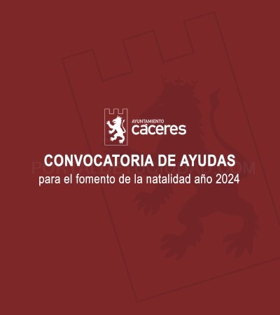 CONVOCATORIA DE AYUDAS ECONÓMICAS PARA EL FOMENTO DE LA NATALIDAD AÑO 2024