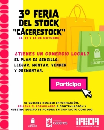 ABIERTAS LAS INSCRIPCIONES PARA PARTICIPAR EN LA III EDICIÓN DE “CÁCERESSTOCK”