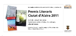 Presentació de les obres guanyadores dels Ciutat d'Alzira