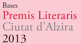 PREMIS LITERARIS CIUTAT D'ALZIRA 2013