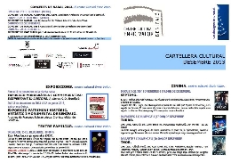 BENIFAIÓ OFRECE UNA VARIADA PROGRAMACIÓN CULTURAL EN DICIEMBRE