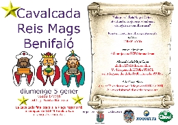 CAVALCADA DELS REIS MAGS D'ORIENT A BENIFAIÓ