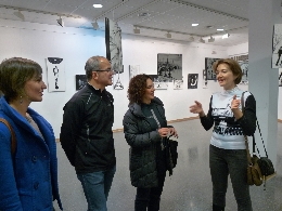La reconocida artista rusa Yulia Iskakova expone sus obras en el Centro Cultural de Benifaió
