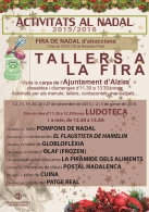 Tallers a la Fira de Nadal d'atraccions d'Alzira