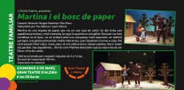 L'Horta Teatre, presenta: MARTINA i EL BOSC DE PAPER