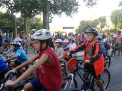 Les escoles de l’Alcúdia celebren la setmana de la mobilitat amb el lema de “Al col•le en bici”