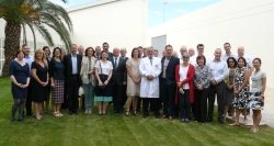 Una delegación del Sistema Nacional de Salud británico visita el Hospital de La Ribera para estudiar el Modelo Alzira