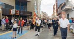 Carlet rendix homenatge a la Senyera en el 9 d’Octubre