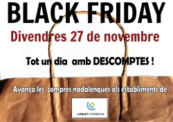 34 establecimientos de Carlet se suman al Black Friday con descuentos durante el viernes 27 de noviembre