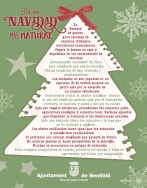 Benifaió edita una postal con consejos medio ambientales para hacer de estas fiestas “Una Navidad más natural”