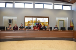 Estudiants americans visiten l'Ajuntament de Carlet