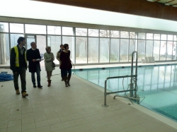 Las obras de la Piscina Cubierta de Benifaió  siguen a buen ritmo