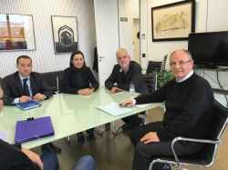El Ayuntamiento de Algemesí y la Conselleria de Obras Públicas acuerdan construir una rotonda para regular el tráfico en el Camí de la Creueta