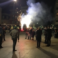 Benifaió disfrutó el pasado sábado de una “tradicional baixà de la cordà” en la Plaza Mayor