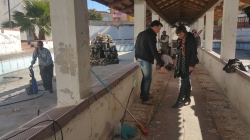 El Taller de Ocupación de Benifaió  inicia los trabajos de mejora del entorno en el histórico Lavadero