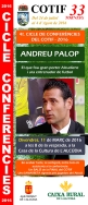 El COTIF continúa con su ciclo de conferencias con la presencia de Andrés Palop