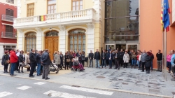 Algemesí guarda un minuto de silencio en repulsa por el atentado de Bruselas