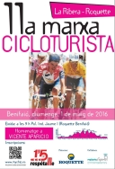 Cerca de 600 ciclistas se darán cita en la XI Marcha Cicloturista La Ribera Roquette Benifaió