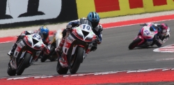 Las caídas merman el potencial del Orelac Racing en Misano