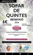 Cuenta atrás para la participativa  Cena de Quintas de Benifaió