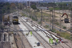 Bloqueo ferroviario a la Comunitat