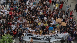 Manifestación masiva en Valencia contra las reválidas de la LOMCE