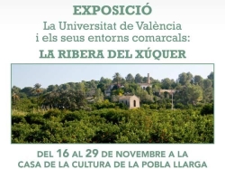 La Pobla Llarga albergarà l’exposició “LA RIBERA DEL XÚQUER”