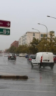 Alerta naranja en Valencia: el frente de lluvias deja 140 litros en 24 horas