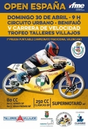 Benifaió será la sede de la V Carrera de Velocidad  el domingo 30 de abril