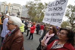 Jubilados cargan contra UGT y CC OO por dividir al colectivo en las protestas sobre las pensiones