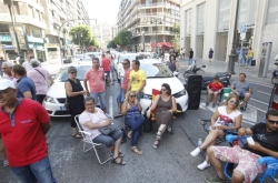 La huelga de taxistas causa pérdidas de hasta un 40% en los comercios del centro