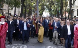 Civismo, valencianía y reivindicación de la unidad de España marcan la procesión del 9 d'Octubre