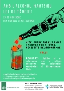 Carlet se suma a la campanya Amb l’alcohol,manteniu les distàncies de la Unitat de conductes Addictives de la Mancomunitat.