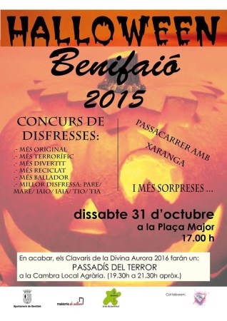 El Ayuntamiento de Benifaió organizará por primera vez la Fiesta de Halloween