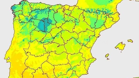El anticiclón más potente de los últimos 37 años en esta época traerá un tiempo primaveral