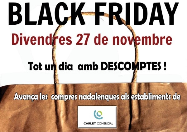 34 establecimientos de Carlet se suman al Black Friday con descuentos durante el viernes 27 de noviembre