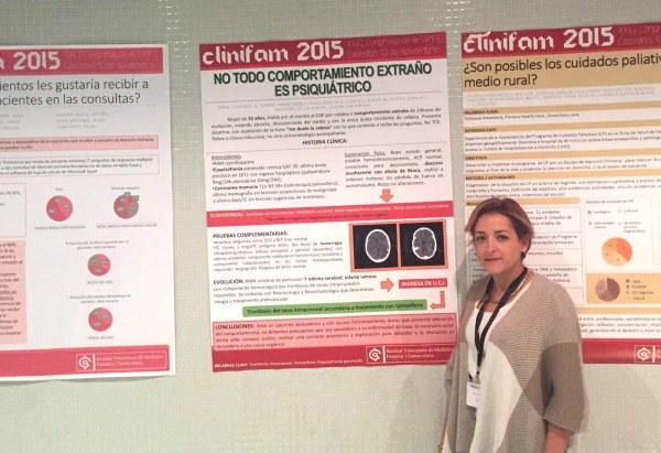 Una residente de La Ribera, Mejor Caso Clínico en el XXVI Congreso de la Sociedad Valenciana de Medicina Familiar y Comunitaria.