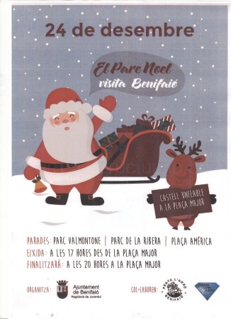 El Ayuntamiento de Benifaió organiza una jornada mágica para la tarde de Nochebuena