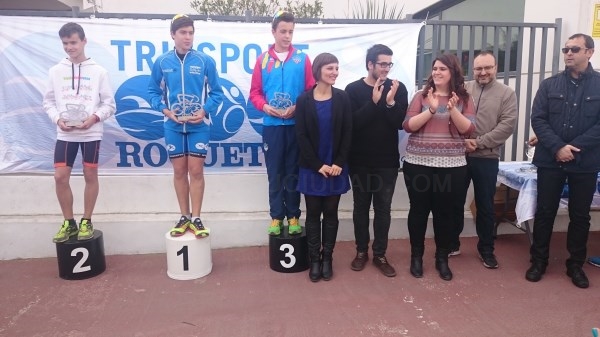 Josep Picazo Llácer, del Club Triesport Roquette,  Campeón Infantil en la XVI Duatlón de Benifaió