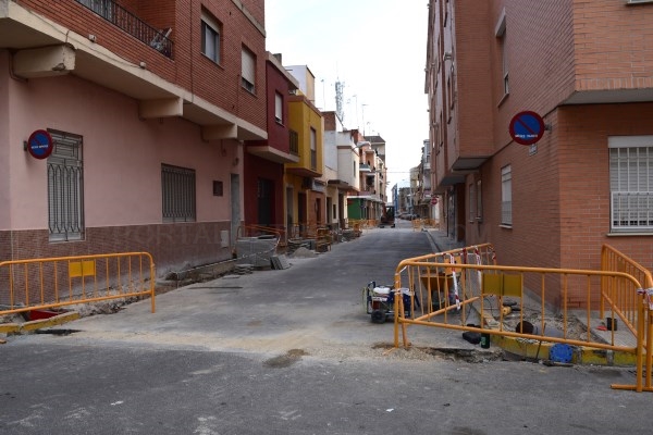 Carlet renueva la red de agua potable en siete calles